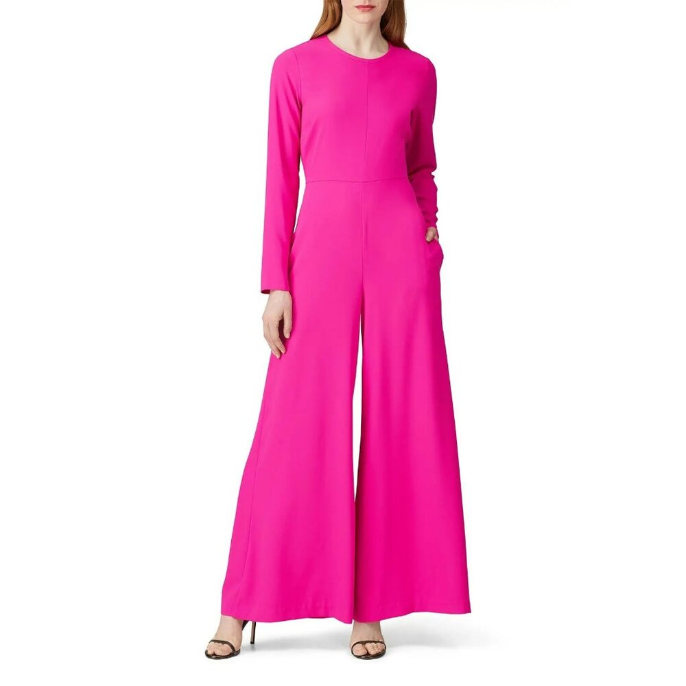 ADAM LIPPES NWOT COLLECTIVE  LONG SLEEVE MAGENTA JUMPSUIT